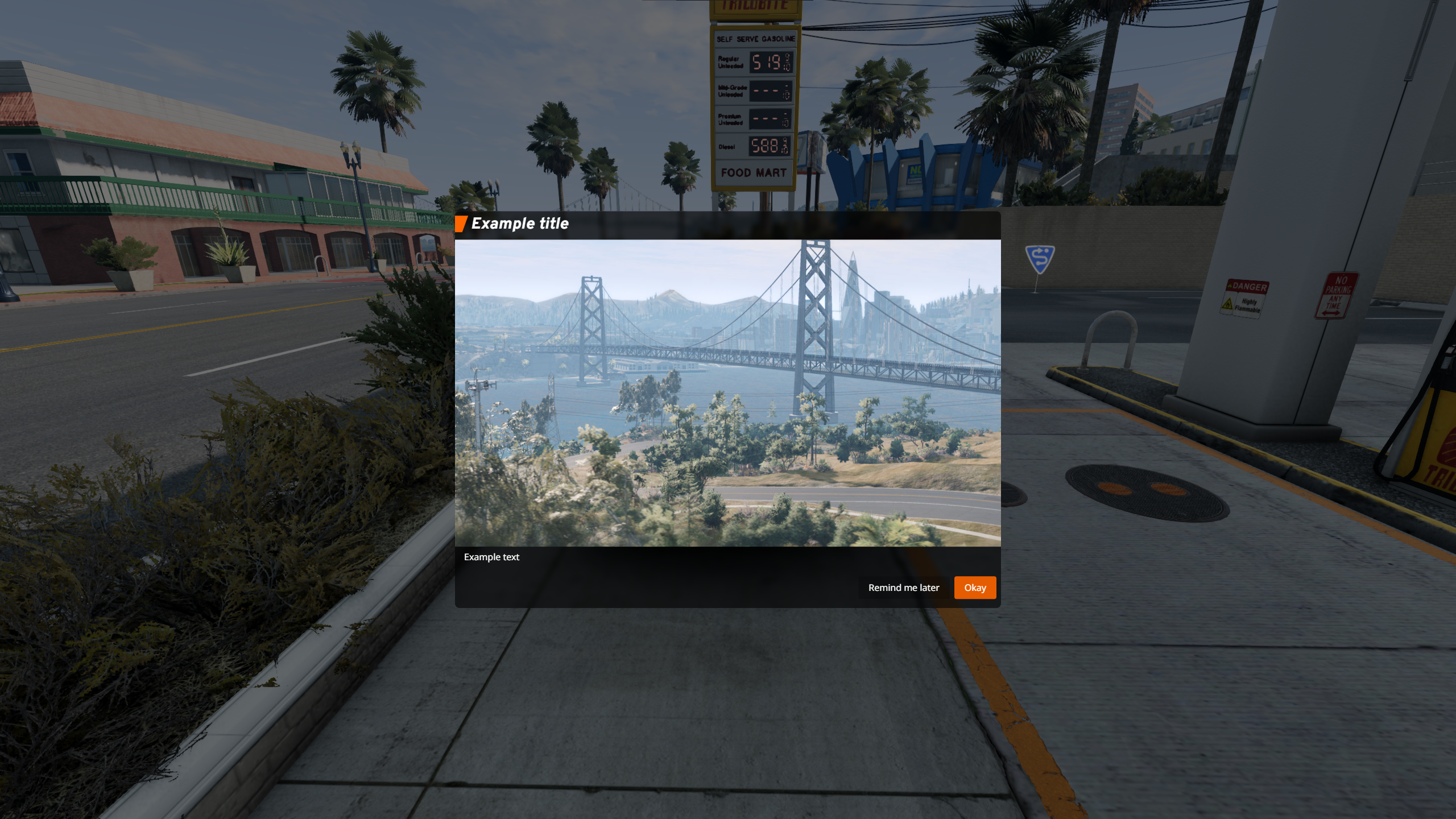 The introPopupCareer snippet displayed in BeamNG.drive