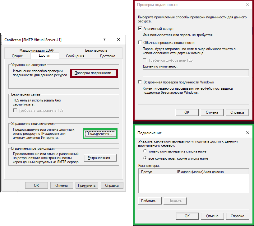 Доступ