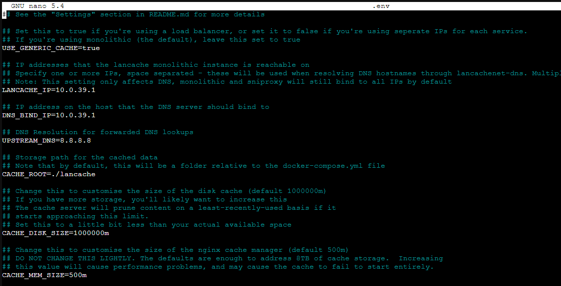 cache-server-config